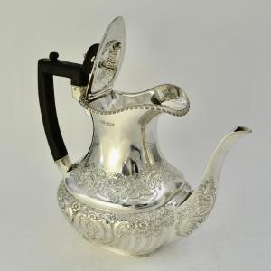 English Silver Teapot, Sheffield Circa 1898