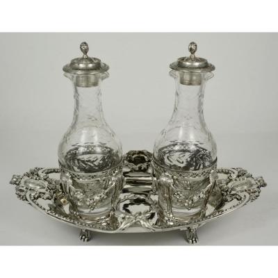 Silver Cruet-vinaigrier, France Paris 18th Century