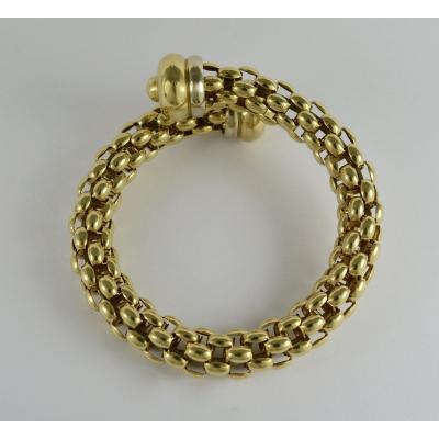 Gold Bracelet Semi-rigid 18k 