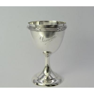 Silver Egg Cup France Nineteenth Century Boulenger Silversmith