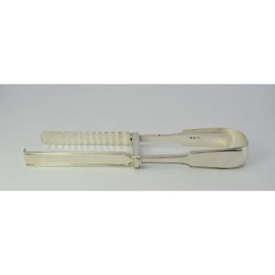 Asparagus Tongs In Silver, United Kingdom Circa 1815