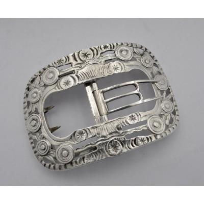 19th Century Silver Belt Buckle