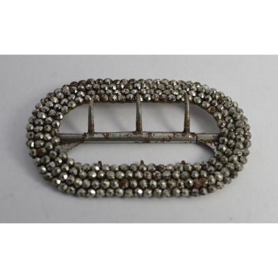 Eighteenth Century Studded Metal Shoe Buckle