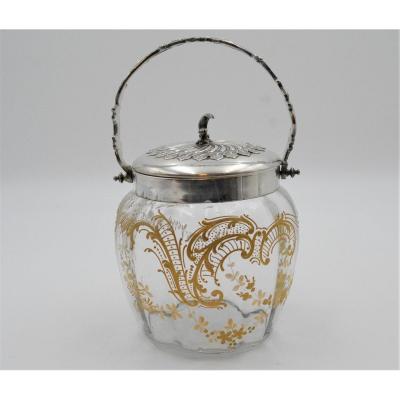 Biscuit Bucket With Enameled Gilding