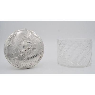 Box In Crystal And Silver, France Late Nineteenth Century