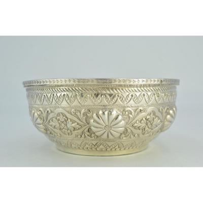 Hammam Bowl In Silver France Nineteenth Century