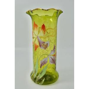 Legras / Saint-denis, Cylinder Vase Circa 1900