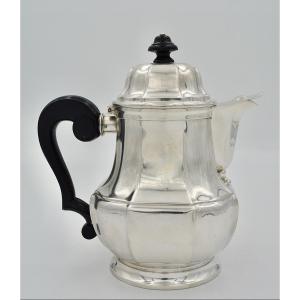 Christofle France. Silver Coffee Pot / Jug, Art Deco Period