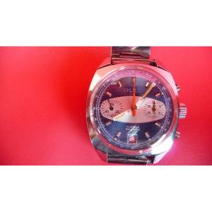 Hmc Brand Chronograph Wristwatch From The 70s.