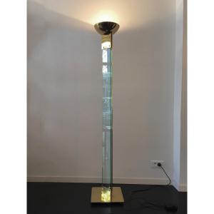 "laser Uplighter" Floor Lamp, Max Baguera, Lamperti 1979