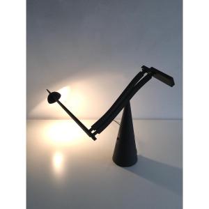 Postmodern “tabla” Desk Lamp, Italiana Luce 1988
