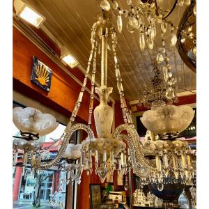 Crystal Chandelier From Baccarat 19 Century