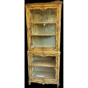 Venice Lacquered Showcase Late 19 Eme Baroque Style