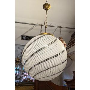 Murano Glass Pendant Light From The 70s  