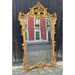 Early 20th Century Provençal Louis XV Style Giltwood Mirror 