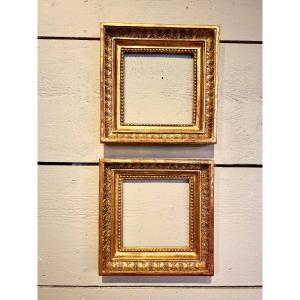 Pair Of 19th Century Golden Wood Frames