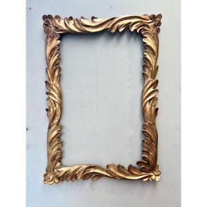  Gilded Wooden Frame, Italy, 18th Century 