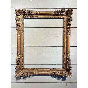 Louis XIV Gilded Wooden Frame, 17th Century