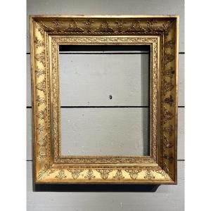 19th Century Empire Gilded Wood Frame