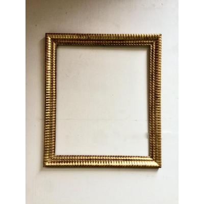 19th Century Golden Wood Frame