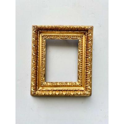 Frame In Golden Wood Italy 17th Century
