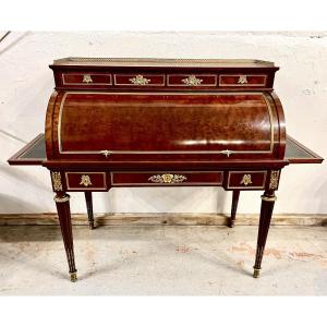 Cylinder Desk Stamped Grohé In Paris. 