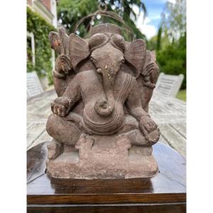 Ganesh Red Granite 16th Century.