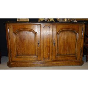 18th Century Wood Paneling Sideboard Or Hunting Sideboard 