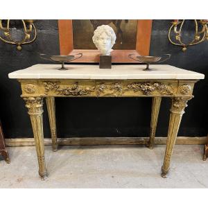Louis XVI Console. Italy, 18th Century. 