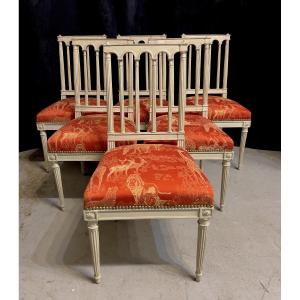 Set Of 6 Louis XVI Period Chairs