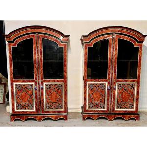 Jansen House. Pair Of Bookcases  