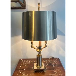 70s Lamp With Dolphin Decor