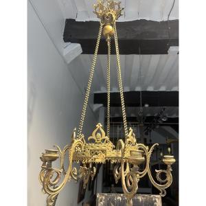 Bronze Chandelier Circa 1860