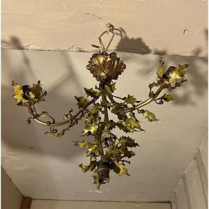 Holly Chandelier, Early 20th Century