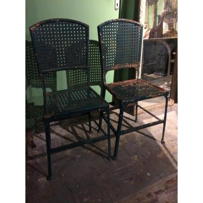 Pair Of Serrurier-bovy Chairs