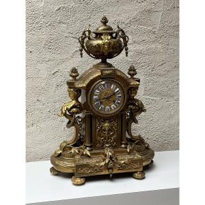 Louis XVI Style Bronze Clock