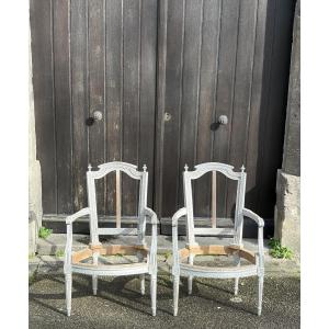 Pair Of Louis XVI Period Cabriolet Chair Sockets