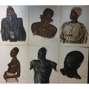 Dessins et peintures d’AFRIQUE , Alexandre IACOVLEFF , Croisière Noire CITROËN 1924-25