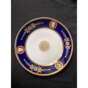 Plate For The Château De Dreux Duc D’orleans  