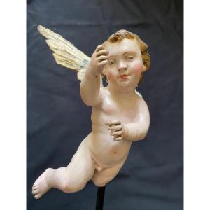 19th Century Wooden Angel