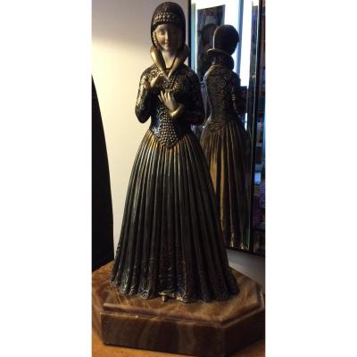 Art Deco Sculpture Demetre Chiparus 1886-1947