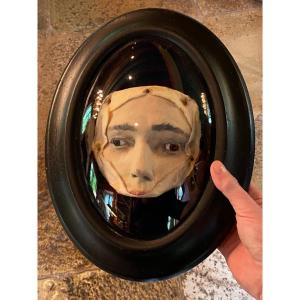 Divergent Strabismus, Anatomical Study In Paper Mache Circa 1900