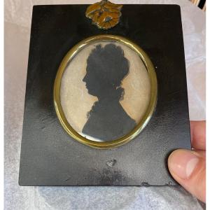 Rare Silhouette Of A Chinese Shadow Profile Circa 1830