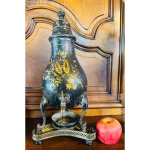 19th Century Painted Sheet Metal Coffee Pot