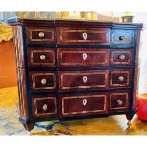 Large Louis XVI Commode Miniature, Masterpiece Work