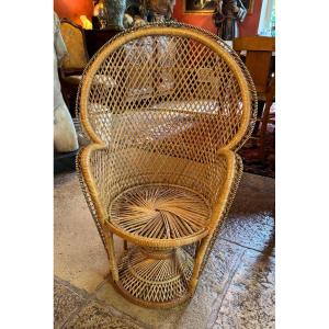 Child's Armchair, Diminutive Of An Armchair Called "emmanuelle", Circa 1950