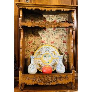 Hanging Shelf, Provençal Or Estanié Walnut, Early 19th Century