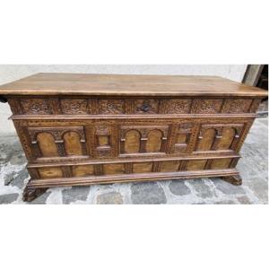 Walnut Wedding Chest, 18th Century