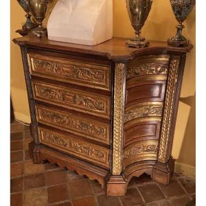 Neo-renaissance Low Sideboard Or Cabinet, Late 19th - Early 20th Century
