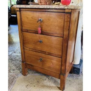 XIX Th Century Directoire Period Little Commode d'Entre Deux In Cashwood